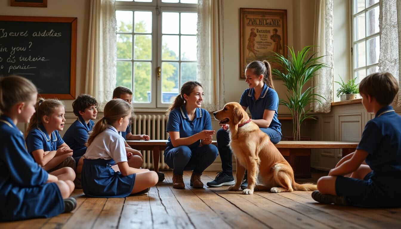 Découvrez notre formation certifiée de médiateur animalier, un parcours complet vous permettant d'acquérir les compétences nécessaires pour travailler avec les animaux dans divers contextes. Explorez les débouchés professionnels prometteurs de ce métier passionnant et engageant.