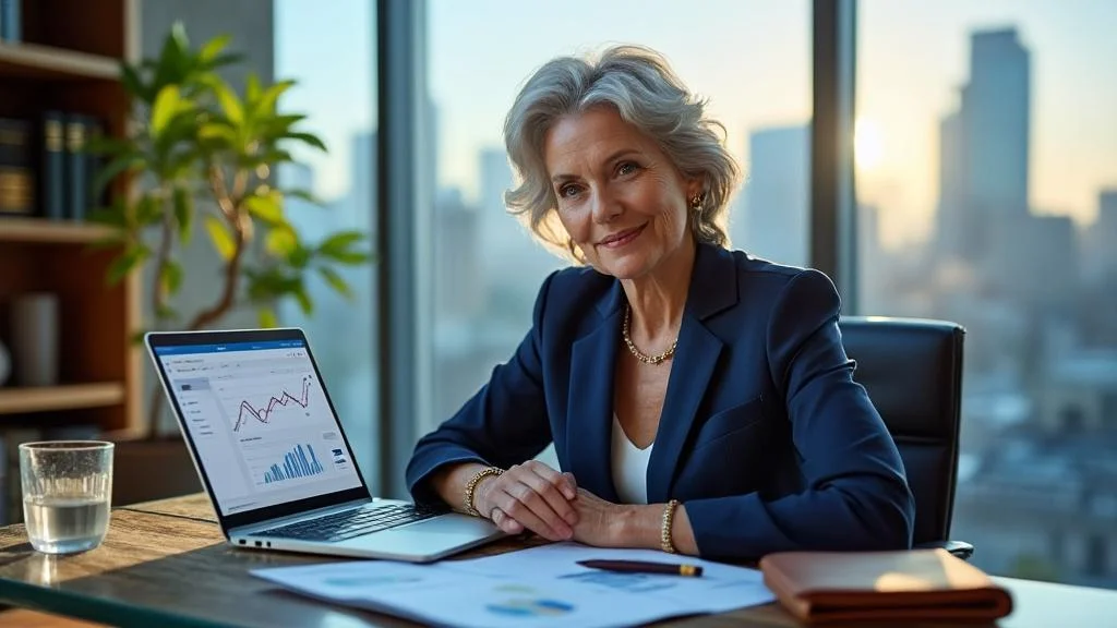 Professionnelle de plus de 55 ans planifiant son compte épargne-temps pour optimiser sa retraite